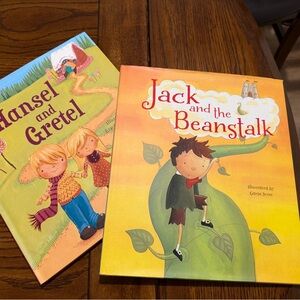 Children's Storybook Set - Hansel and Gretel & Jack and the Beanstalk Hardcover